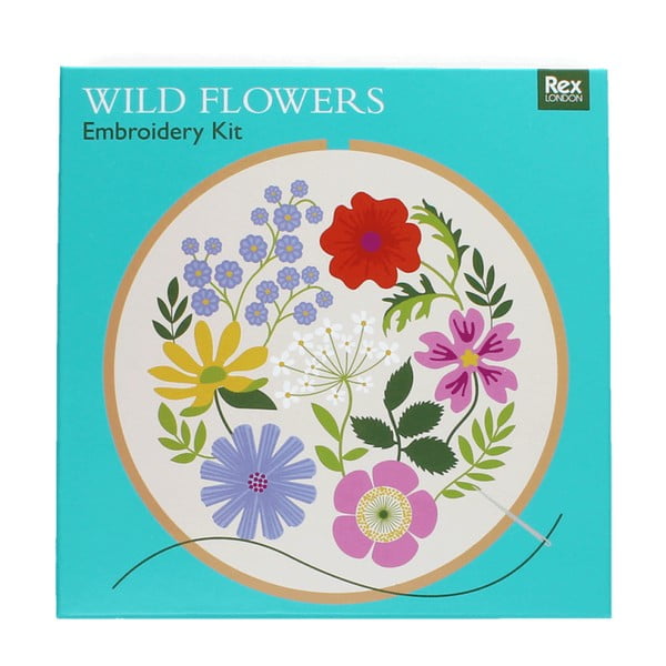 Set de brodat Wild Flowers – Rex London-image-3