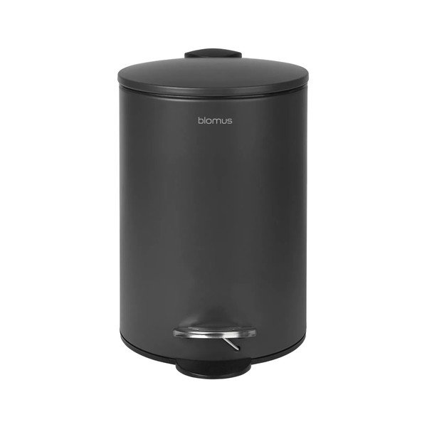 Coș de gunoi gri antracit cu pedală din oțel 3 l Tubo – Blomus
