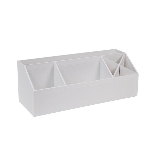 Organizator pentru birou Bigso Desktop, 33,5 x 12,5 cm, alb-image-1