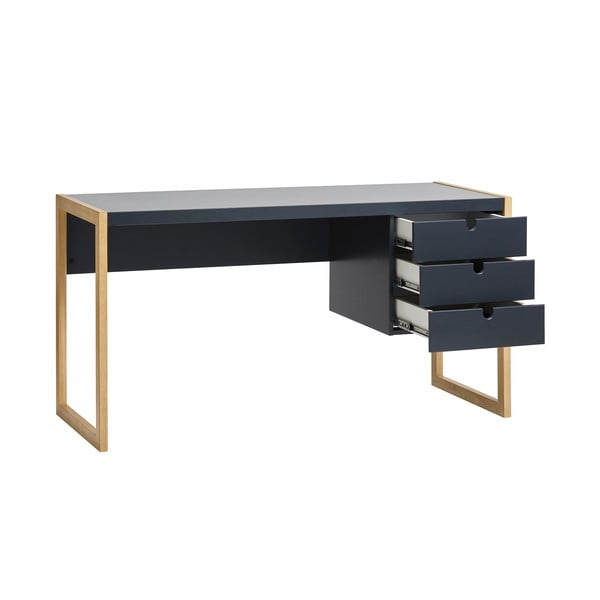 Birou Marckeric Square, 140 x 75 cm, gri antracit-image-3