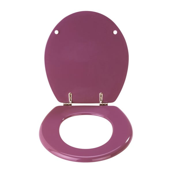 Capac WC din lemn Wenko Prima, 41 x 38 cm, violet-image-2