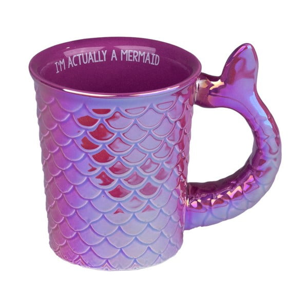 Cană din ceramică Tri-Coastal Design Holographic Mermaid