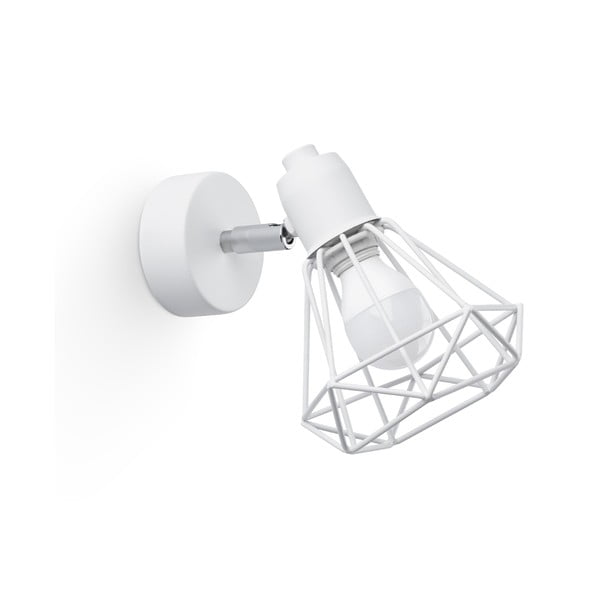 Aplică de perete albă ø 10 cm Varpu – Nice Lamps