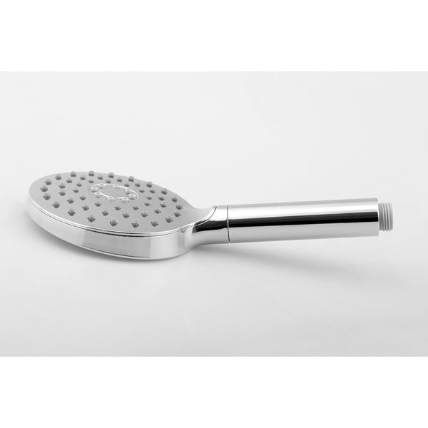 Cap de duș argintiu lucios din plastic ø 12 cm – Sapho-image-1