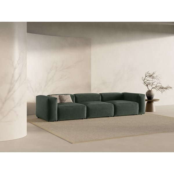 Canapea verde 364 cm Bergamo – Cosmopolitan Design-image-1