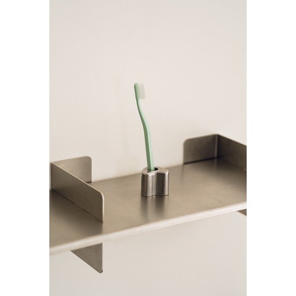 Suport pentru periuța de dinți argintiu din metal Mis – noo.ma-image-1