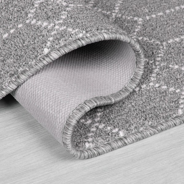 Covor tip traversă gri deschis lavabil 57x230 cm Argyll – Flair Rugs-image-2