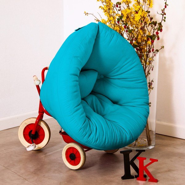 Fotoliu pentru copii Karup  Baby Nest Horizon Blue-image-2