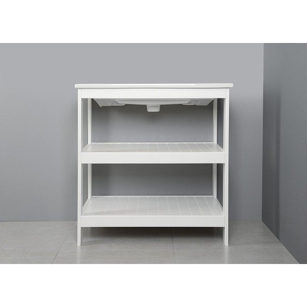 Etajeră fără lavoar albă 81,5x85,5 cm Etide – Sapho-image-1