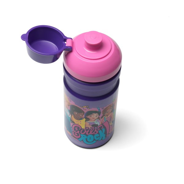 Set sticlă pentru apă și cutie pentru gustări LEGO® Friends Girls Rock-image-4