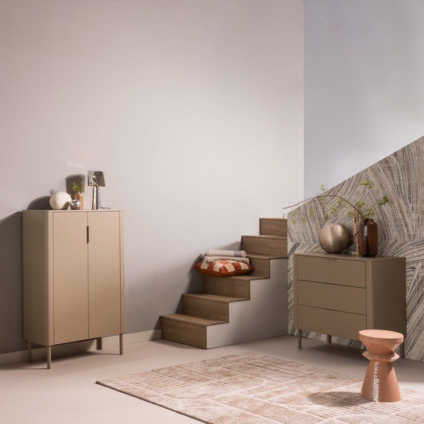 Măsuță auxiliară din metal ø 30 cm Fedde – WOOOD-image-1