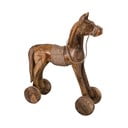 Statuetă decorativă din lemn Antic Line Cheval, înălțime 31 cm, formă cal