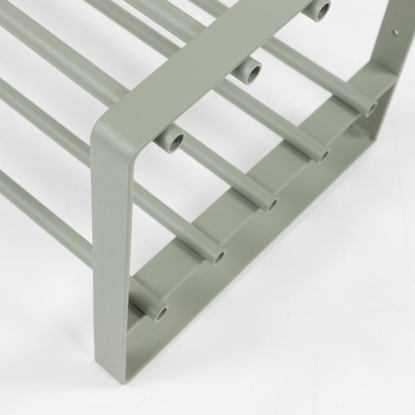 Pantofar verde prăfuit din metal 70x29x27 cm Rex – Spinder Design-image-3