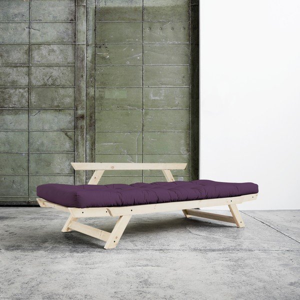 Canapea extensibilă Karup Bebop Natural/Purple-image-1