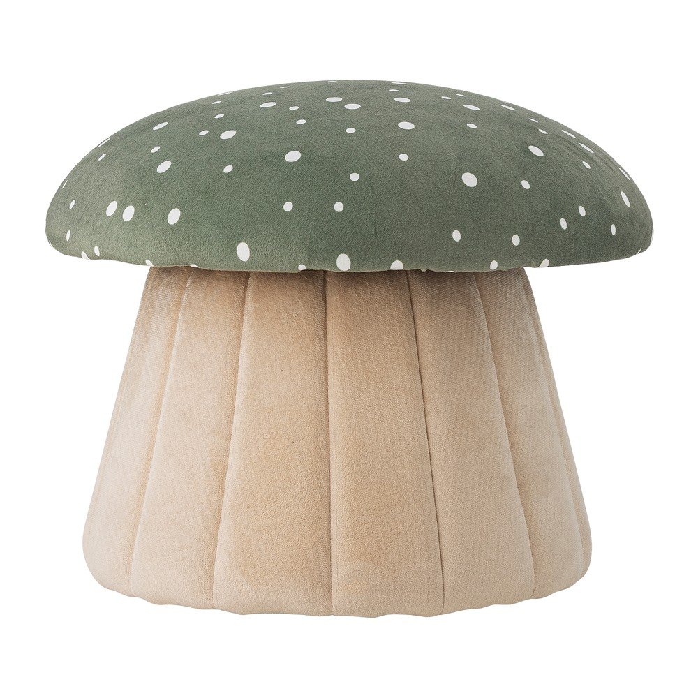 Puf pentru copii verde/bej Lue – Bloomingville Mini