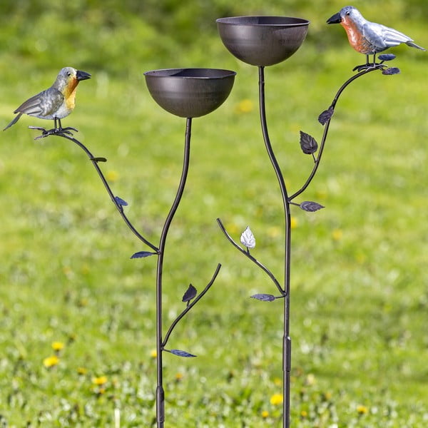 Set 2 decorațiuni metalice de grădină Boltze Stick, înălțime 110 cm