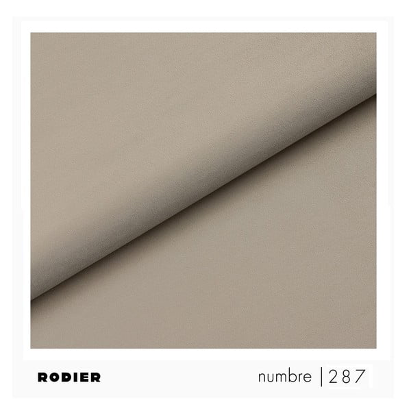 Taburet maro deschis cu tapițerie din catifea Tuil – Rodier-image-3