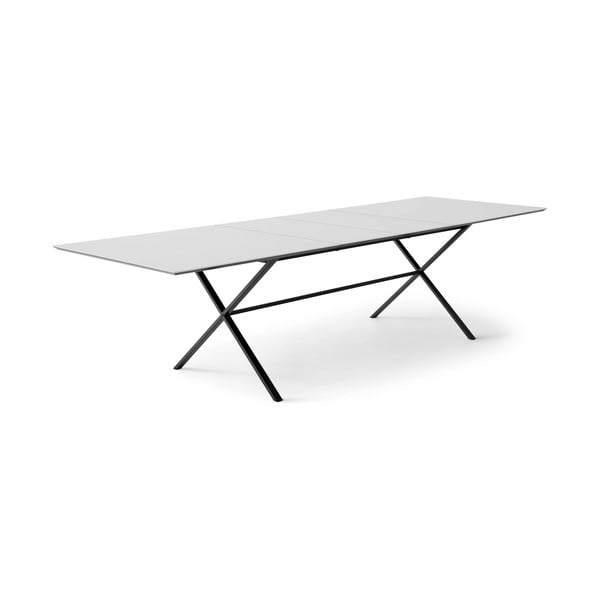 Masă de dining albă extensibilă cu blat alb 100x210 cm Meza – Hammel Furniture-image-1