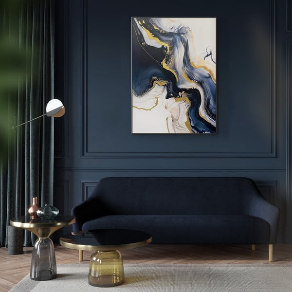 Tablou cu detalii pictate manual 70x100 cm Sky – Styler-image-1