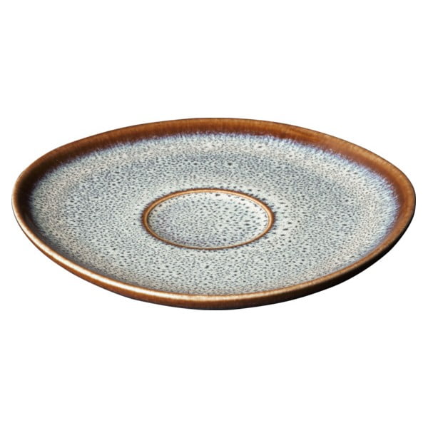 Farfurie din gresie ceramică Villeroy & Boch Like Lave, 15,5 x 15 cm, gri - maro-image-2