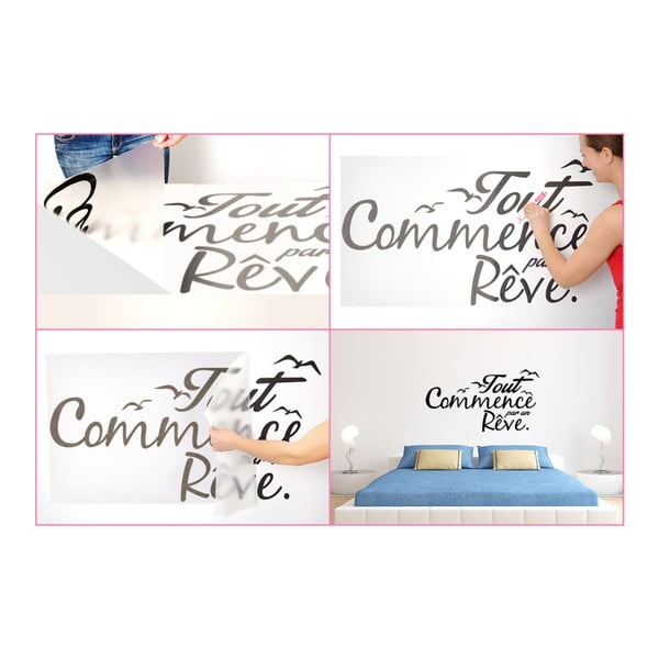 Autocolant impermeabil pentru cabina de duș Ambiance Seductive, 185 x 55 cm-image-2