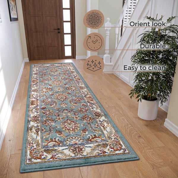 Covor tip traversă verde mentă 80x240 cm Orient Reni – Hanse Home-image-4