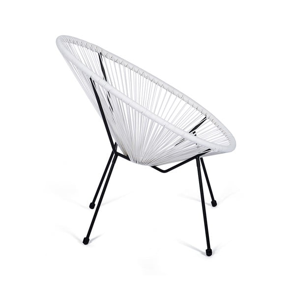 Fotoliu de grădină alb din metal/din plastic Avocado Comfort – Bonami Selection-image-2