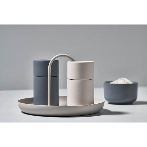 Tavă servire metalică Zone Singles, ø 20 cm, negru-image-4