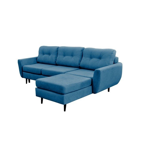 Canapea extensibilă cu 3 locuri, picioare negre,  Mazzini Sofas Hortensia, pe dreapta-image-4