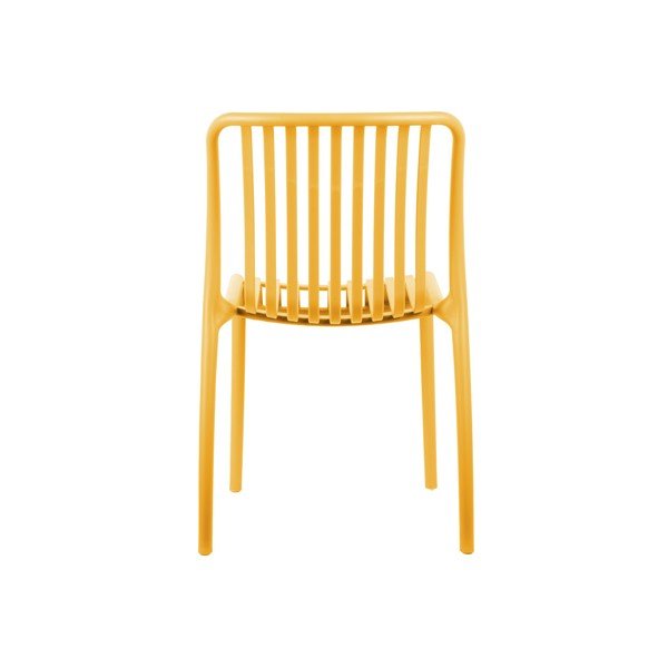 Scaun de dining galben din plastic Glee – Leitmotiv-image-1