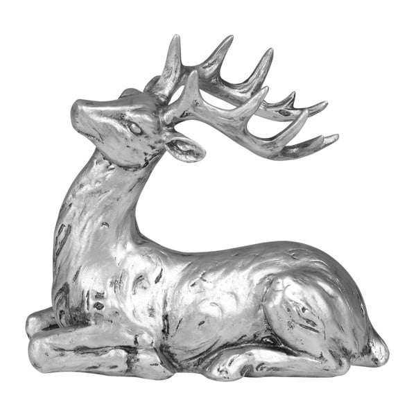 Statuetă decorativă Côté Table Princier Deer, argintiu
