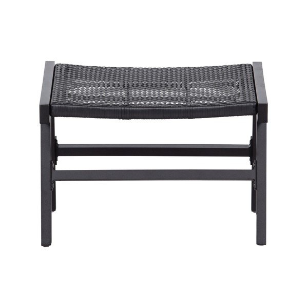 Taburet de grădină pentru fotoliu WOOOD Puk, negru-image-4