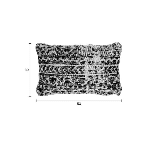Pernă decorativă White Label Liv, 30 x 50 cm, albastru-image-4