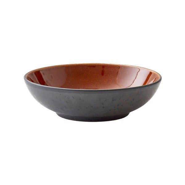 Bol mic negru/chihlimbar pentru servire din gresie 1 l Gastro Black/Amber – Bitz