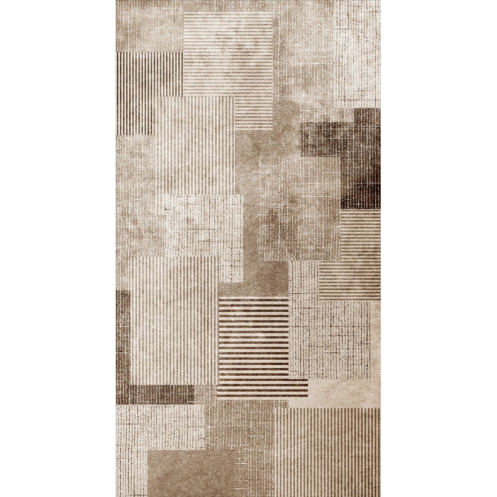 Covor bej lavabil 50x80 cm Cubo – Vitaus