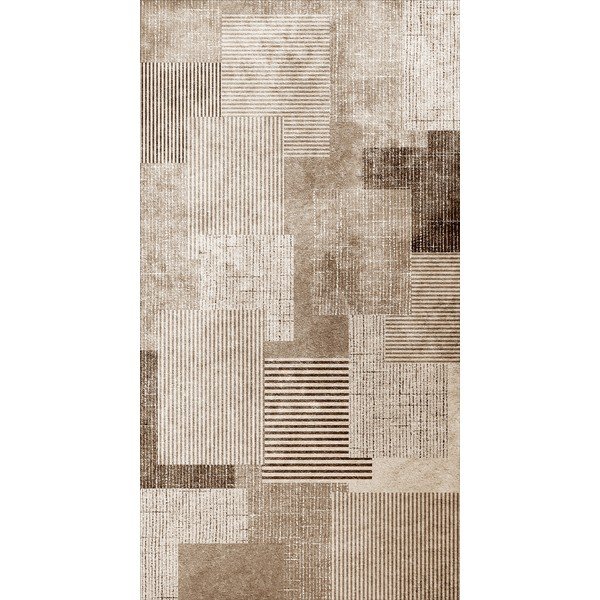 Covor bej lavabil 50x80 cm Cubo – Vitaus
