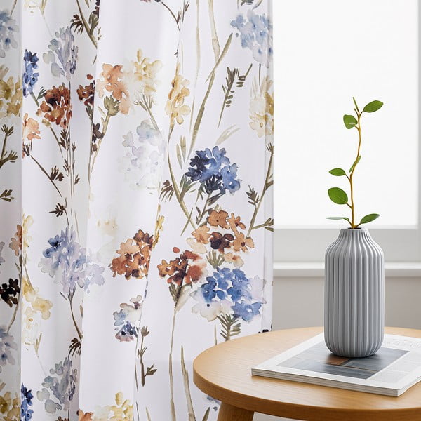 Draperie albă dimout (semi-opacă) 135x250 cm Solkone – Restilo-image-1