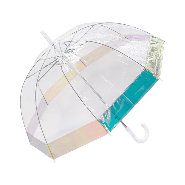 Umbrelă transparentă pentru femei Ambiance Iridiscent, ⌀ 85 cm-image-3
