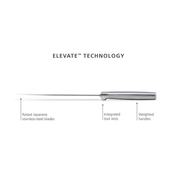 Set de cuțite cu suport din oțel inoxidabil 5 buc. Elevate Fusion – Joseph Joseph-image-4