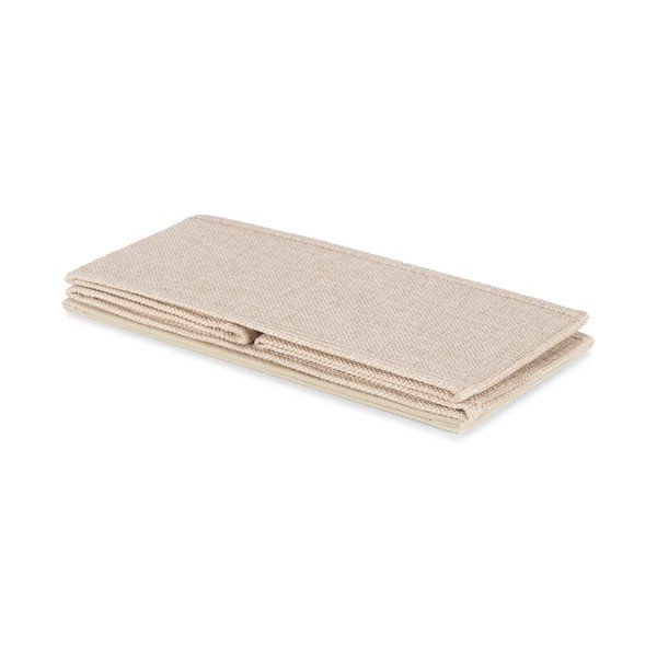 Cutie de depozitare bej din material textil 28x12x12 cm Sandy – Compactor-image-1