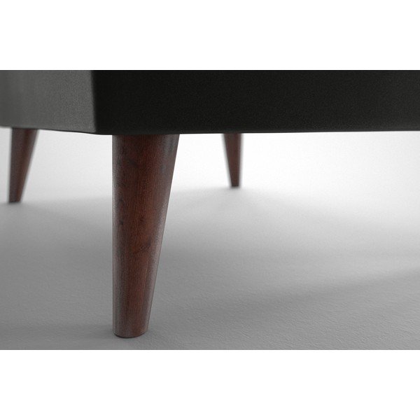 Taburet din catifea My Pop Design Auteuil, gri antracit-image-1