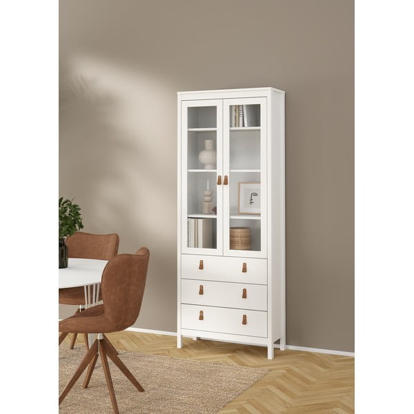 Vitrină albă 78x199 cm Madrid – Tvilum-image-1