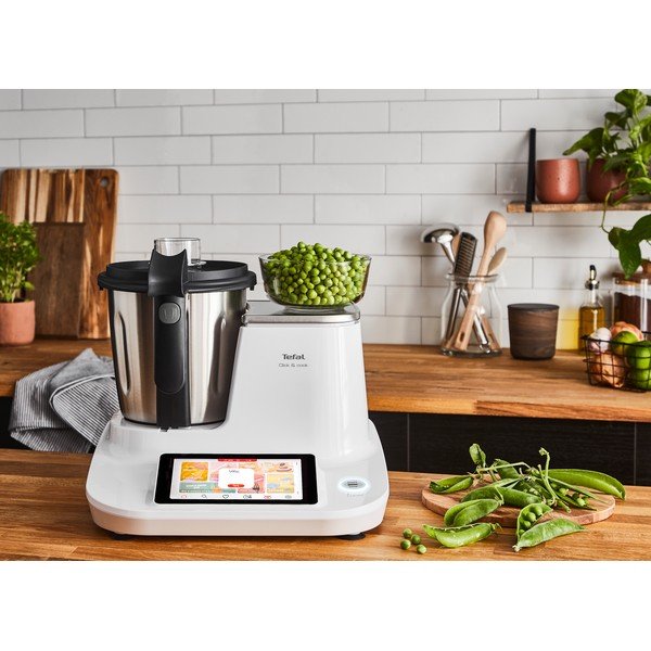Robot de bucătărie alb/argintiu Click and Cook – Tefal-image-4