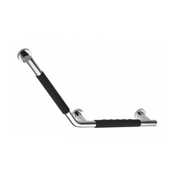 Mâner de siguranță pentru baie de montat pe perete din oțel inoxidabil 71,5 cm 135° Right – Sapho