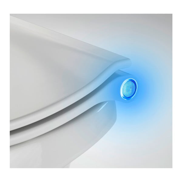 Capac WC LED Wenko Gubbio, 44 x 36,8 cm, alb-image-1