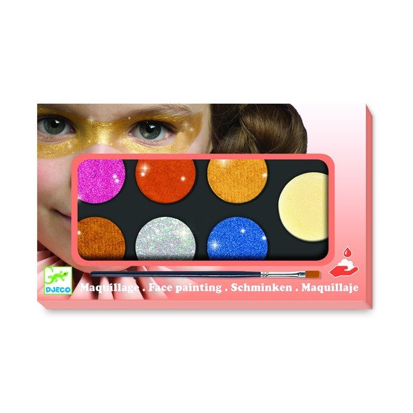 Set pictură pentru față Djeco Glitter-image-1