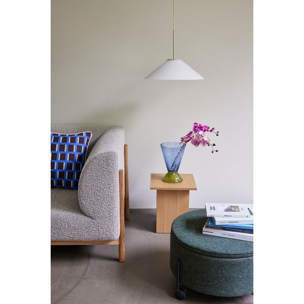 Măsuță auxiliară cu aspect de lemn de stejar 35x35 cm Straight – Hübsch-image-2