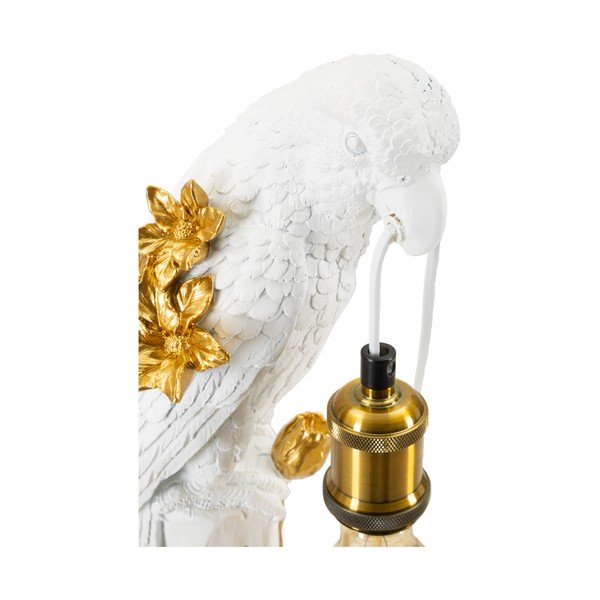 Veioză albă/aurie (înălțime 50,5 cm) Parrot – Mauro Ferretti-image-3