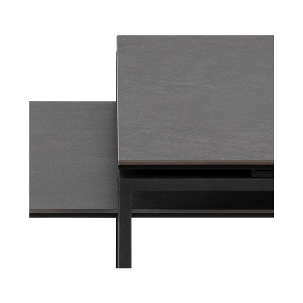 Set 2 mese de cafea Actona Katrine, negru-image-3