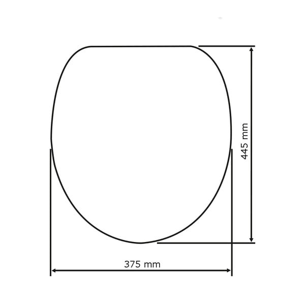 Capac WC Wenko Samos, 44,5 x 37,5 cm, bej-image-1